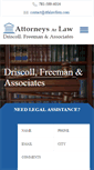 Mobile Screenshot of dfalawfirm.com